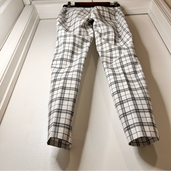 Zara Classic Black and White Plaid Pants - Size Small - Picture 8 of 12